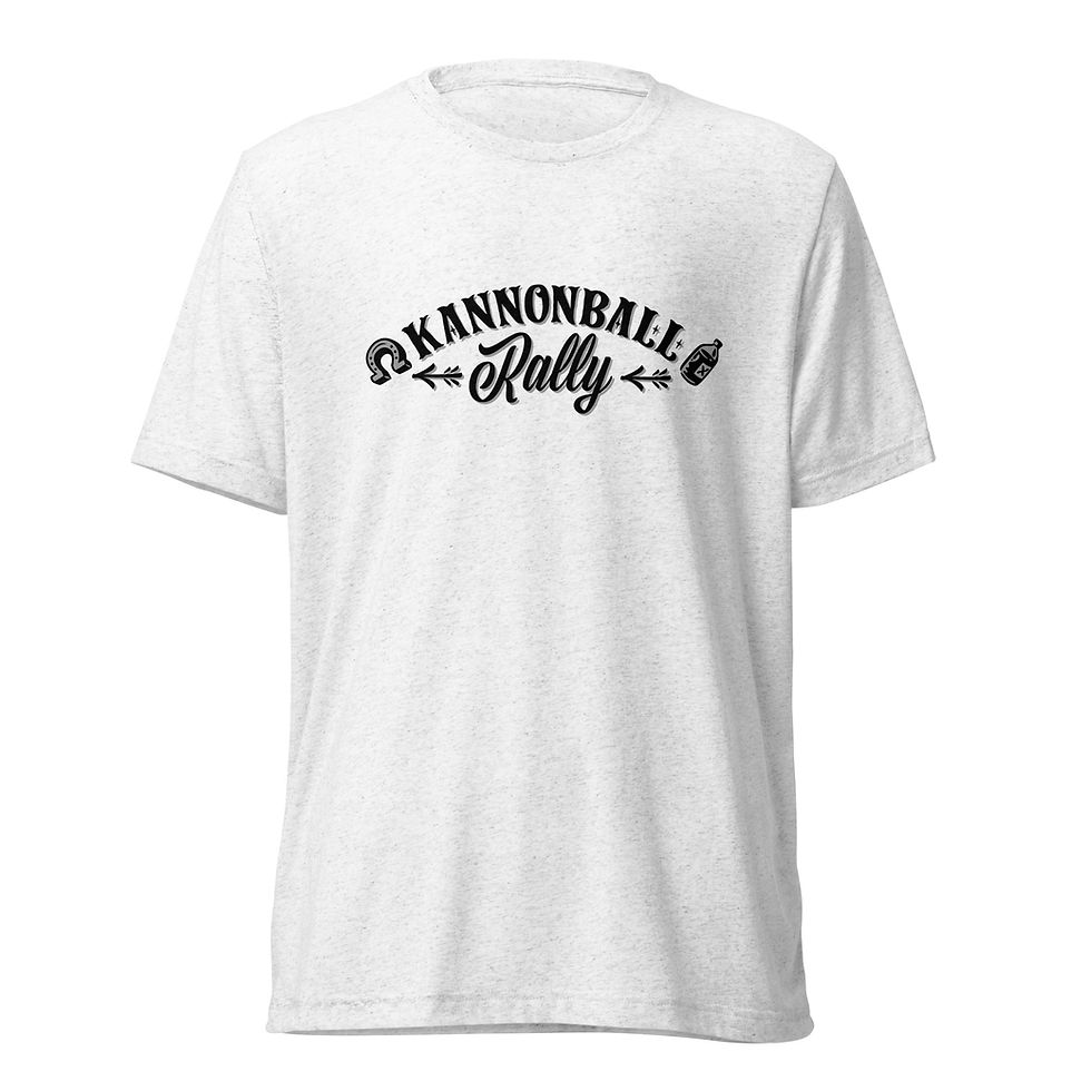 Thumbnail: KANNONBALL RALLY "PAINTER" Short Sleeve TRI-BLEND T-Shirt sleeve t-shirt