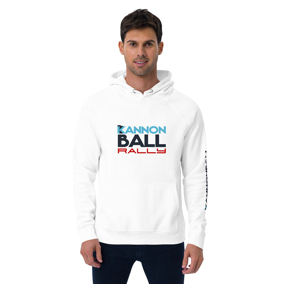 Thumbnail: The Kannonball Rally Unisex Eco Raglan Hoodie