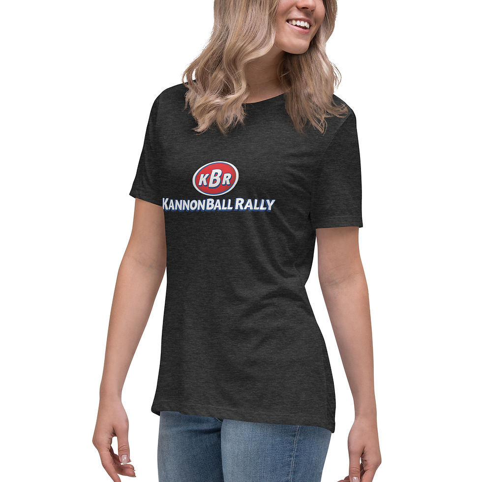 Thumbnail: KANNONBALL RALLY "STP" Short Sleeve Women's Relaxed T-Shirt
