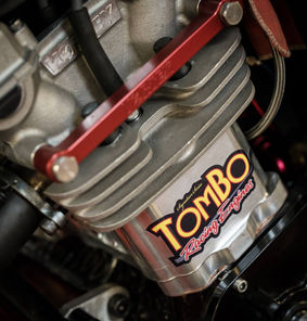 Tommy tombo bolton custom built motorcycle racing engine