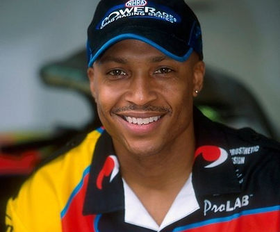 Reggie Showers NHRA Motorcycle Drag Racer Amputee