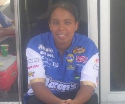 Melanie Thomas Nascars First Black Female Tire Changer