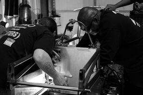 Tommy Tombo Bolton building a motorcycle
