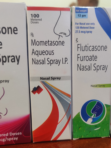 Nasal spray range