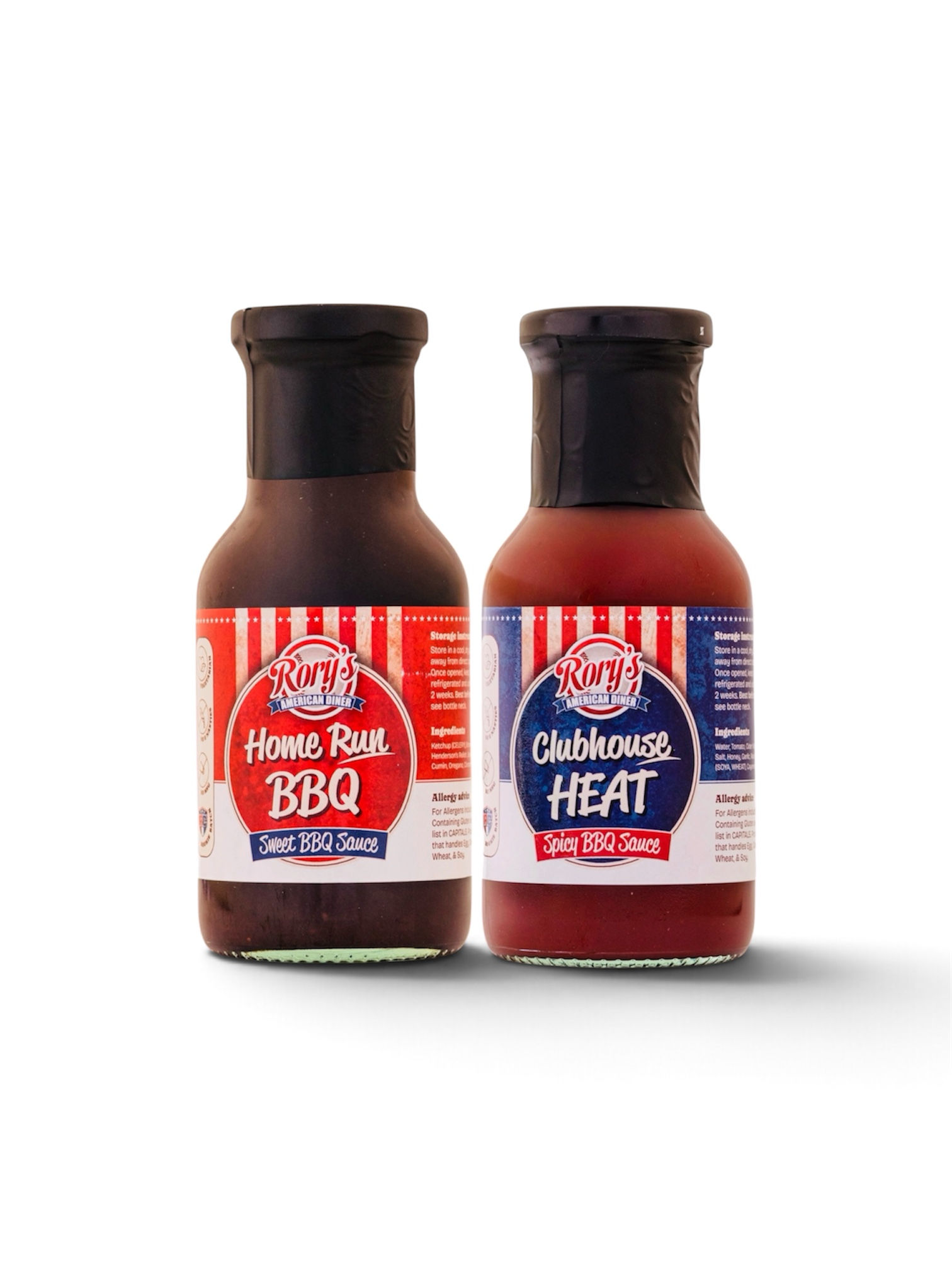Rory’s Double Play Bundle | Gift Set | Sweet & Spicy American BBQ Sauces 2×250ml