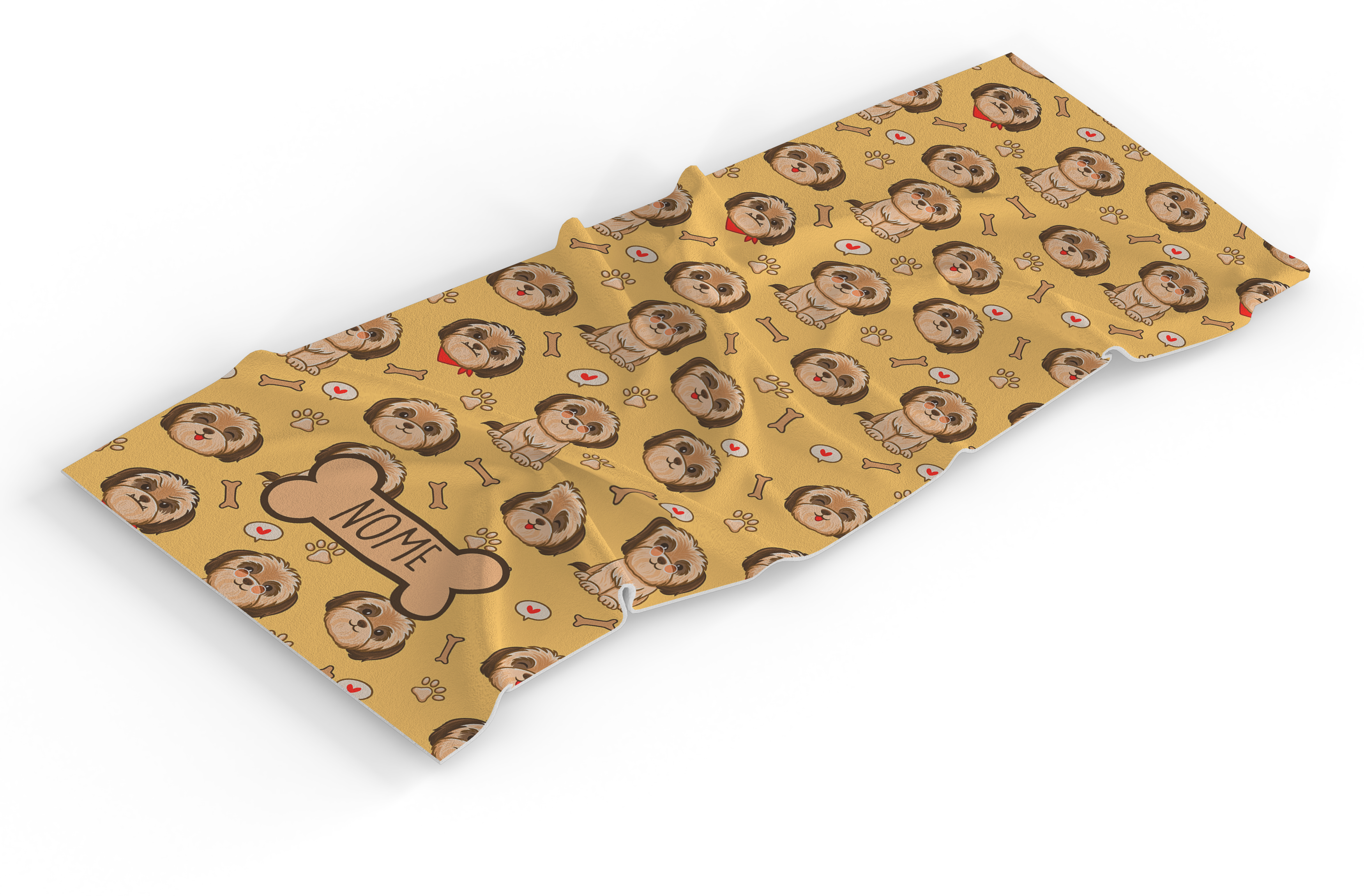 Toalha Pet - Shih - Tzu