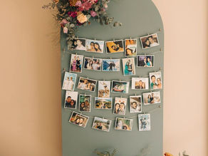 Animation mariage : le mur photo