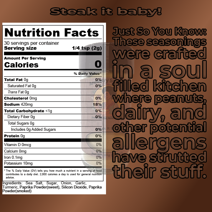Thumbnail: Steak it Baby! Season Nutritional Facts