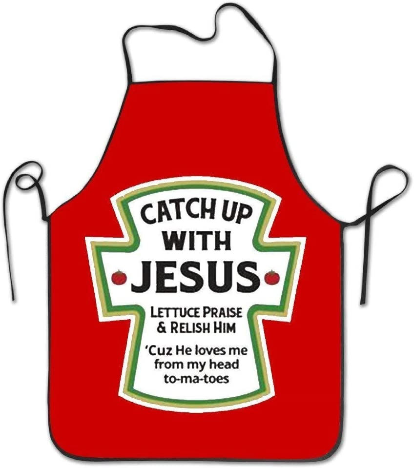 Catch Up With Jesus Kitchen Apron
