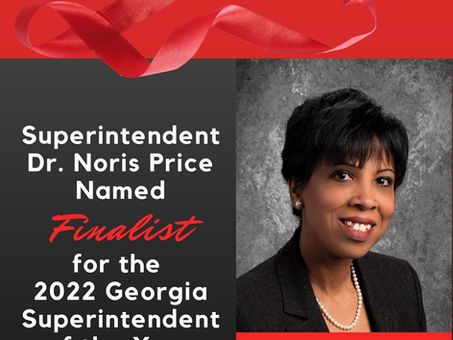 BCSD Superintendent Dr. Noris Price Named Finalist for Georgia Superintendent of the Year
