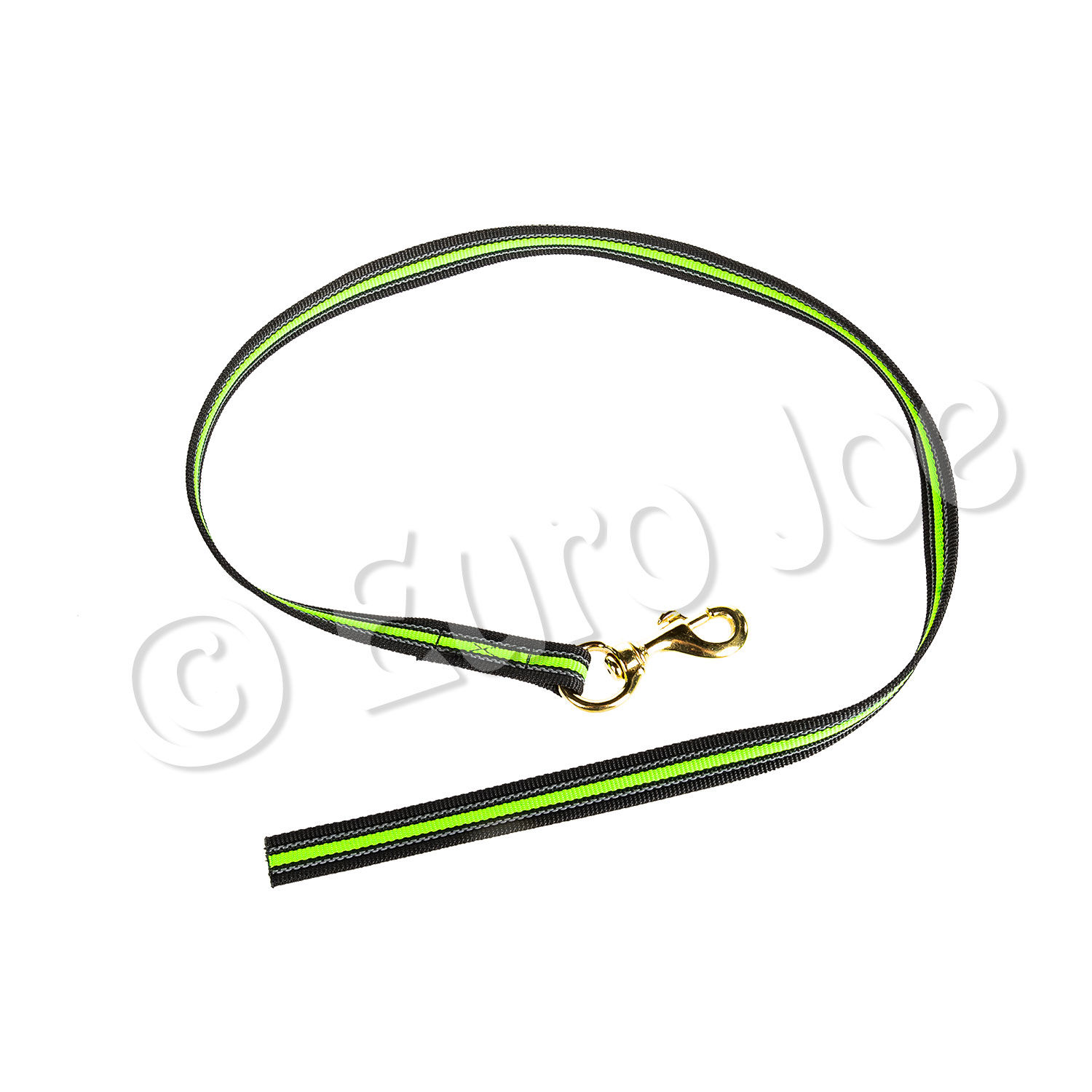 Laisse Noir-Néon sans poignée 1M