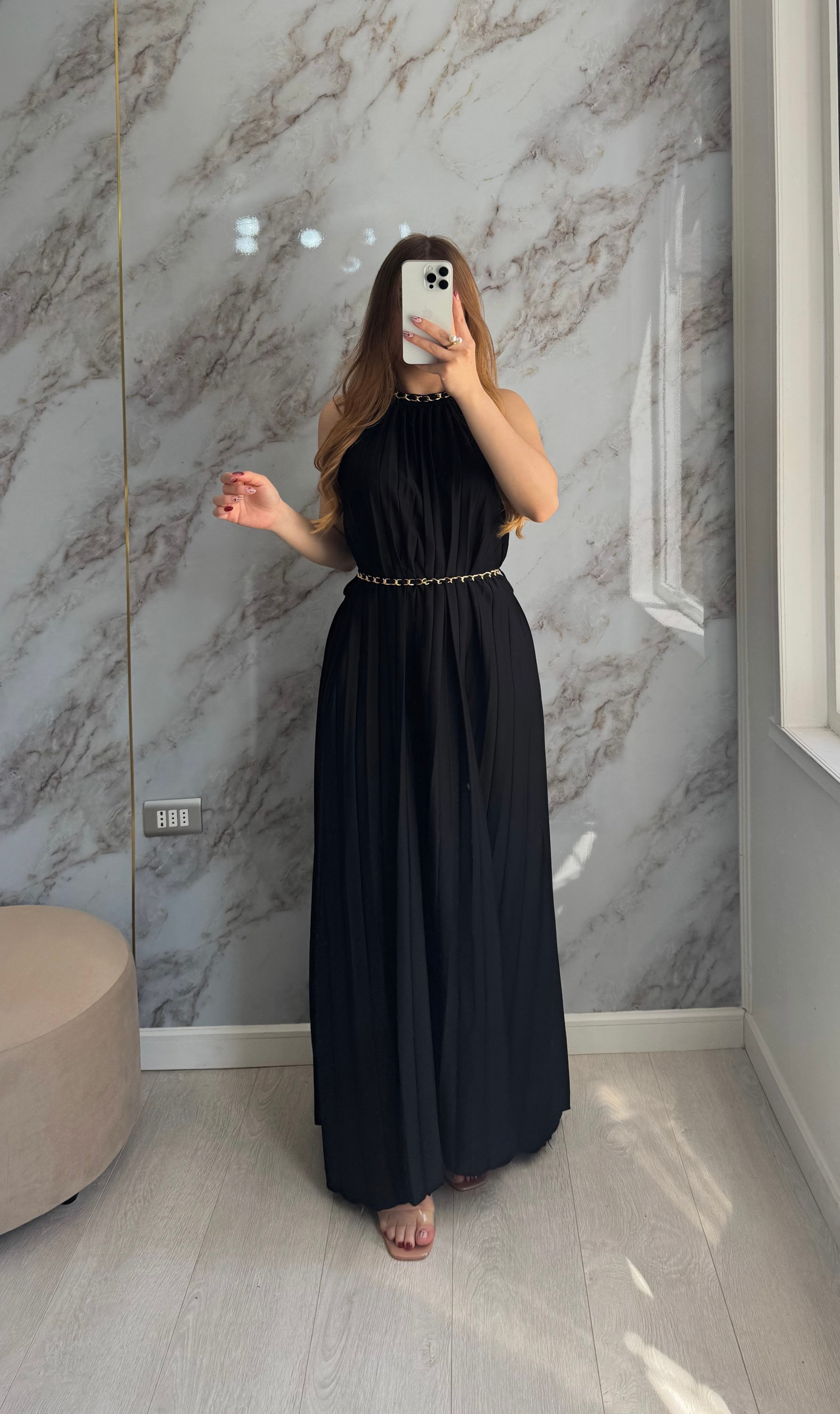 Vestido Romano plisado