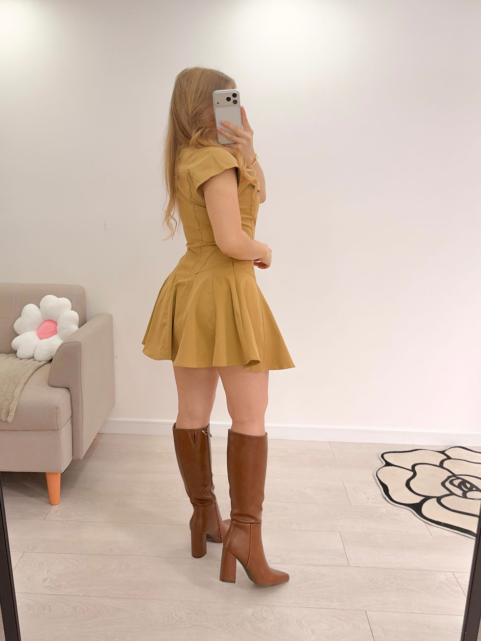 Miniatura: Vestido lady tipo denim 