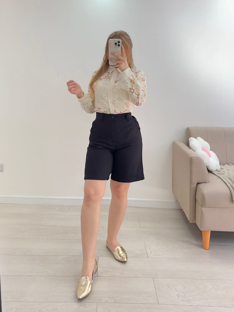 Miniatura: Camisa croche manga larga Franciele