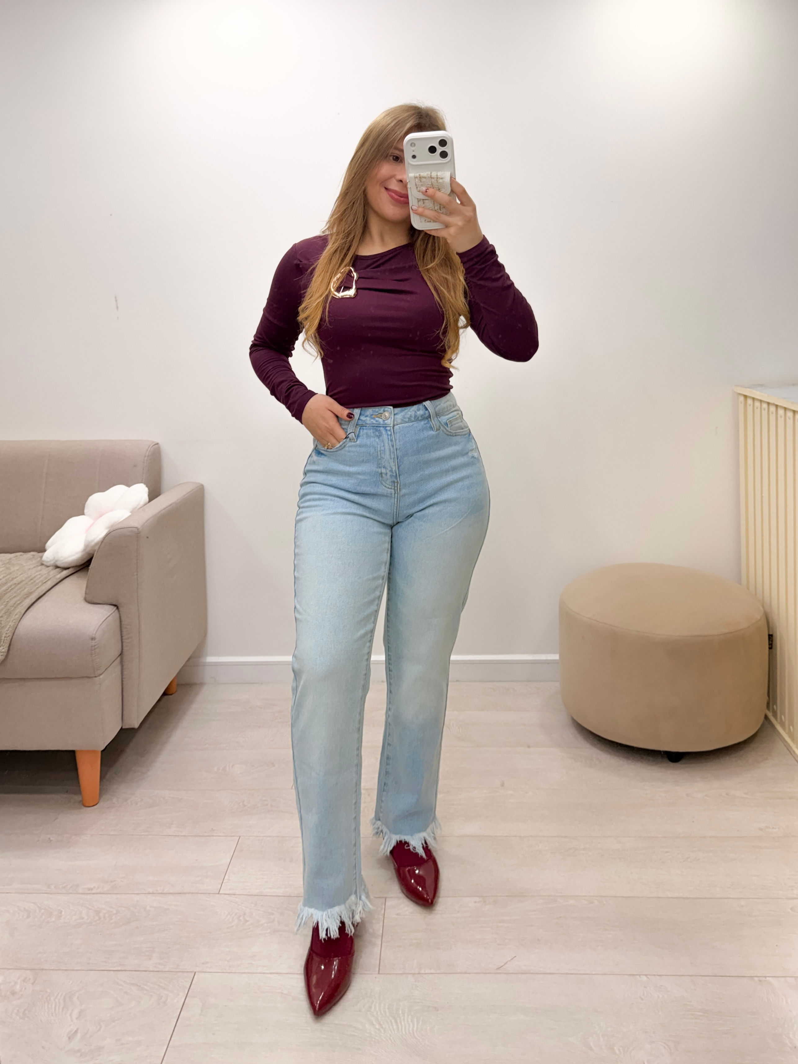 Jeans Wide Leg clasico 