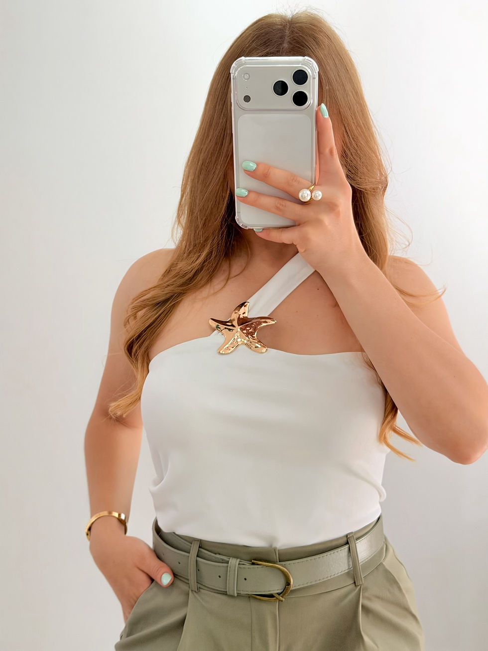 Miniatura: Blusa asimetrica estrella 