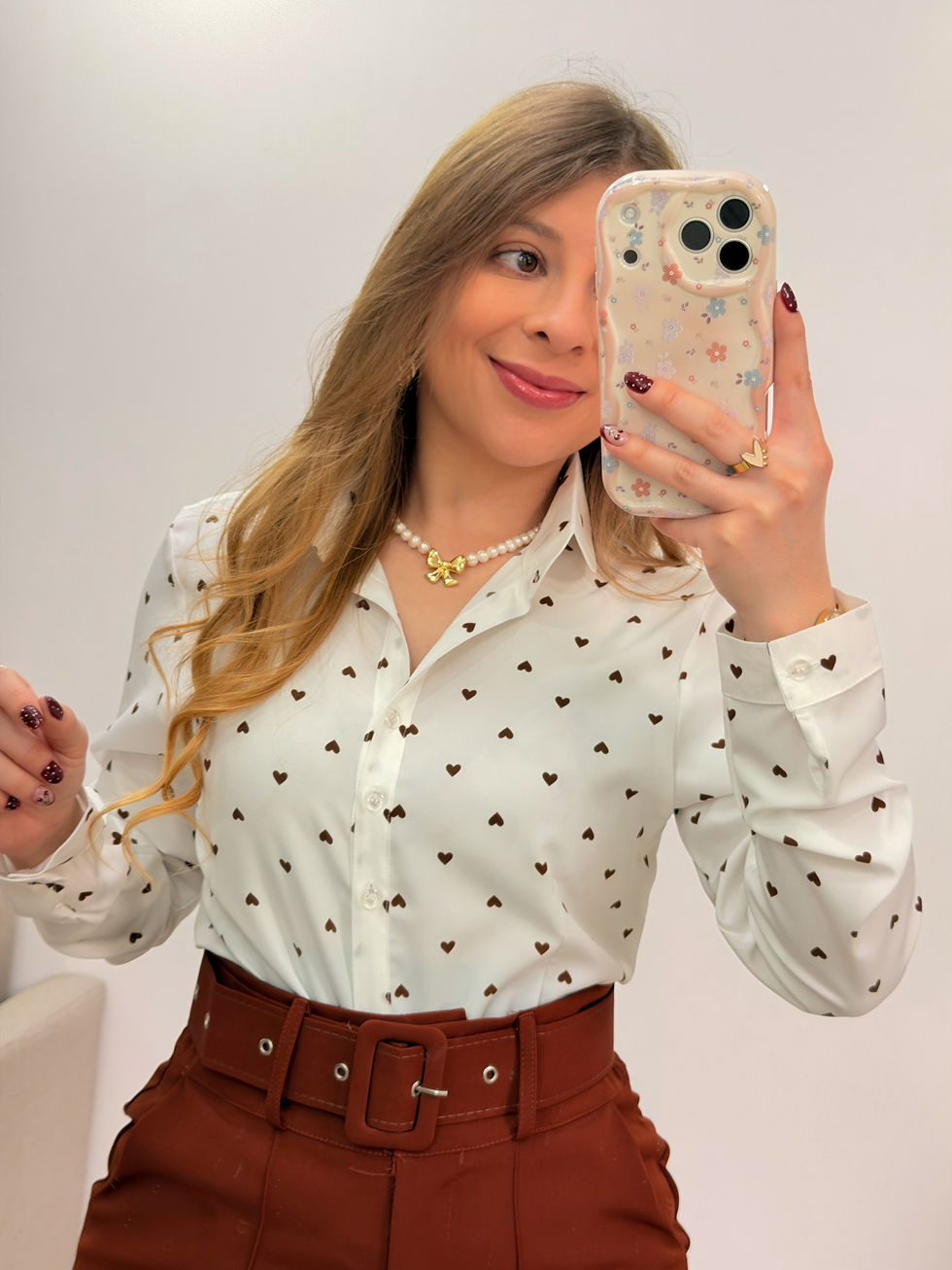 Miniatura: Camisa de corazoncitos