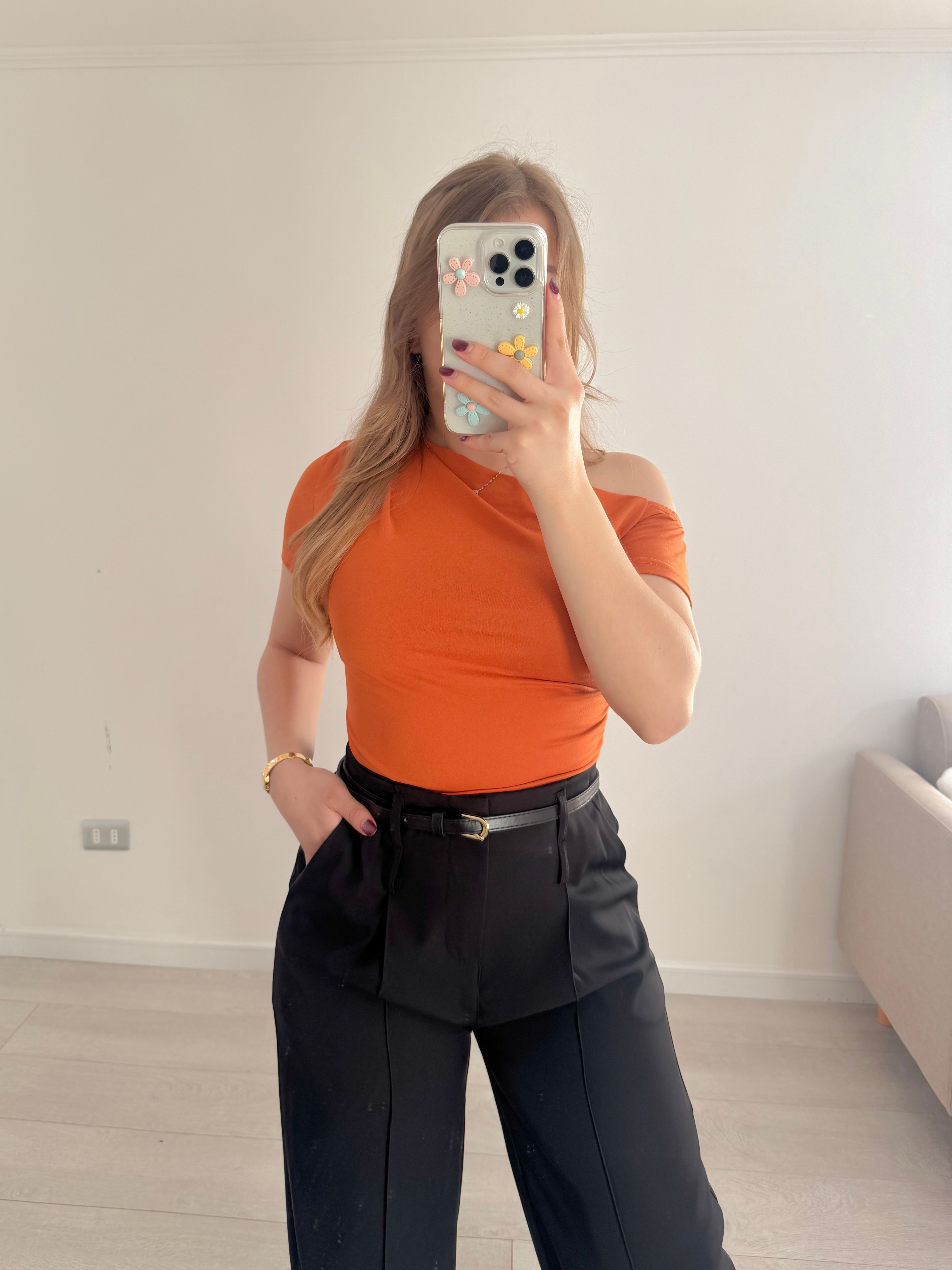 Blusa asimetrica haily  