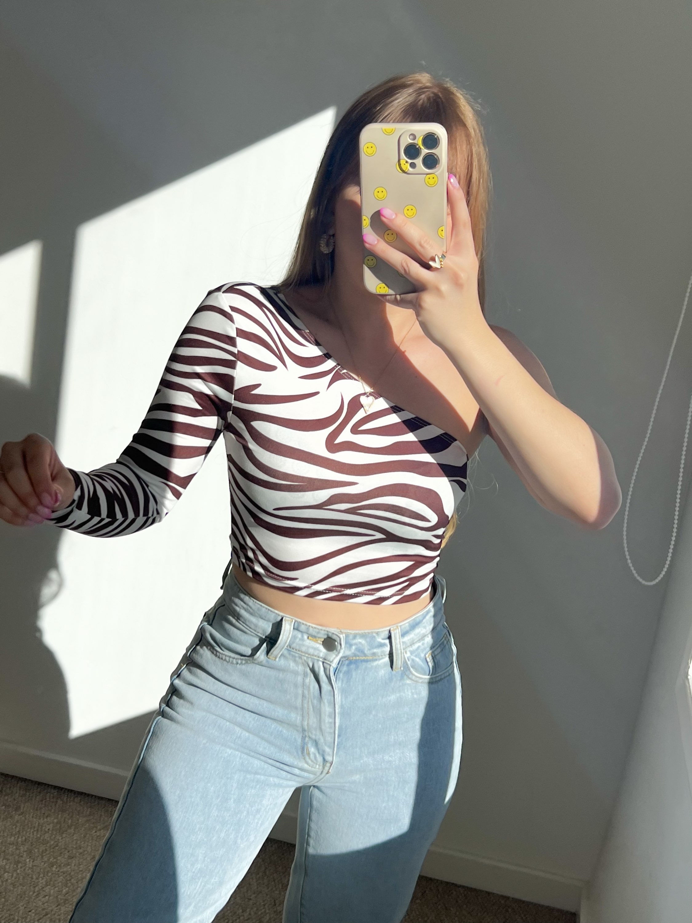 Top Cebra asimétrico