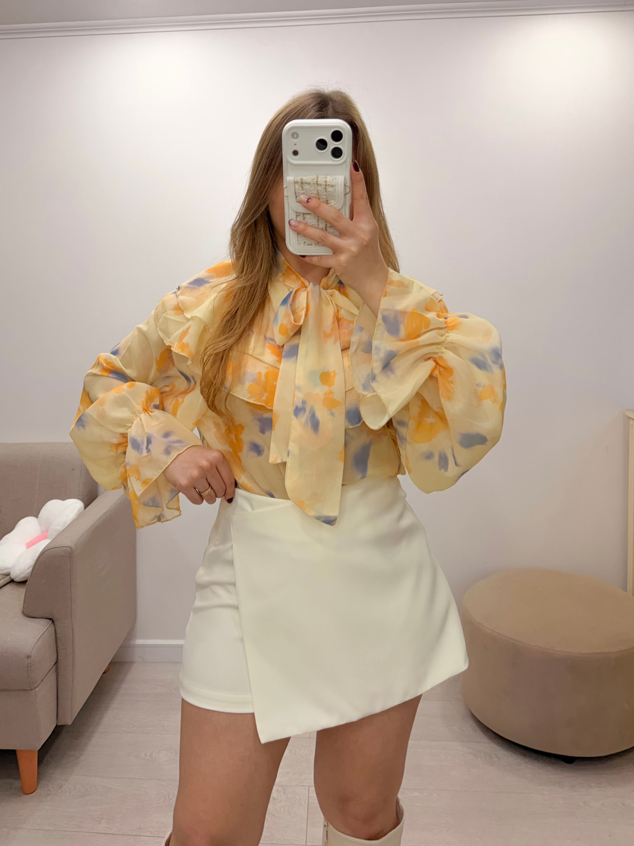 Camisa manga larga Carmesi 