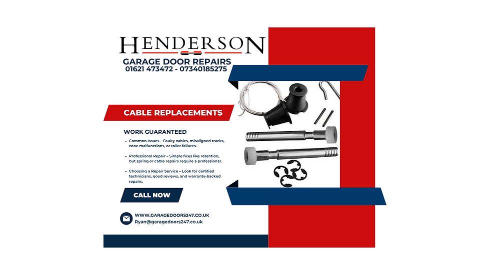 Henderson Garage Door Repairs in Essex