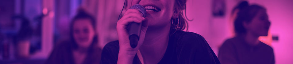 Cozy Stage karaokeset met twee draadloze microfoons