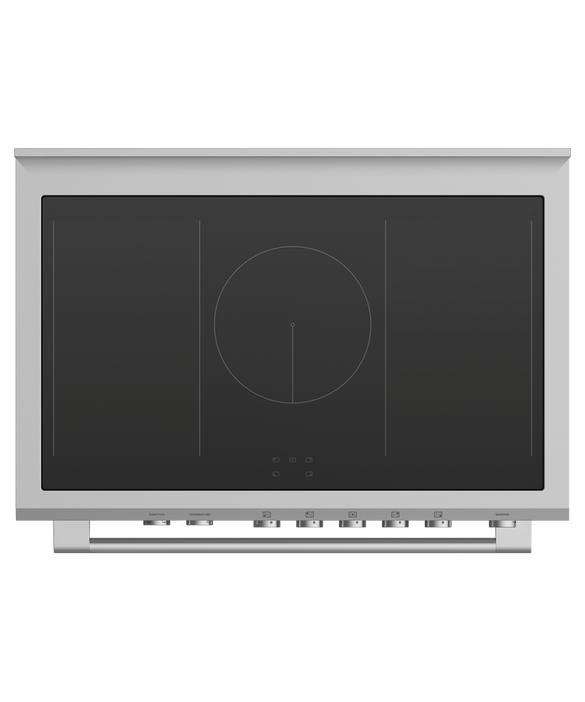 Thumbnail: Freestanding Cooker, Induction, 90cm, 5 Zones with SmartZone, Self-cleaning