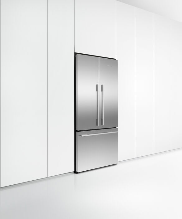 Thumbnail: Freestanding French Door Refrigerator Freezer, 90cm, 569L