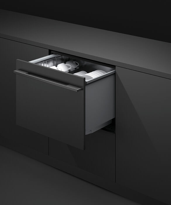 Thumbnail: Integrated Single DishDrawer™ Dishwasher, Tall, Sanitise