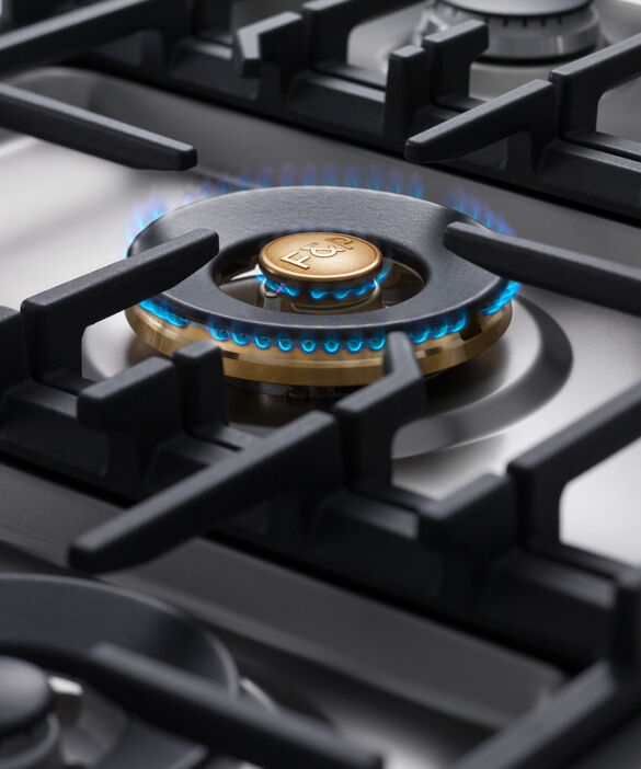 Thumbnail: Freestanding Cooker, Dual Fuel, 90cm, 5 Burners, Self-cleaning