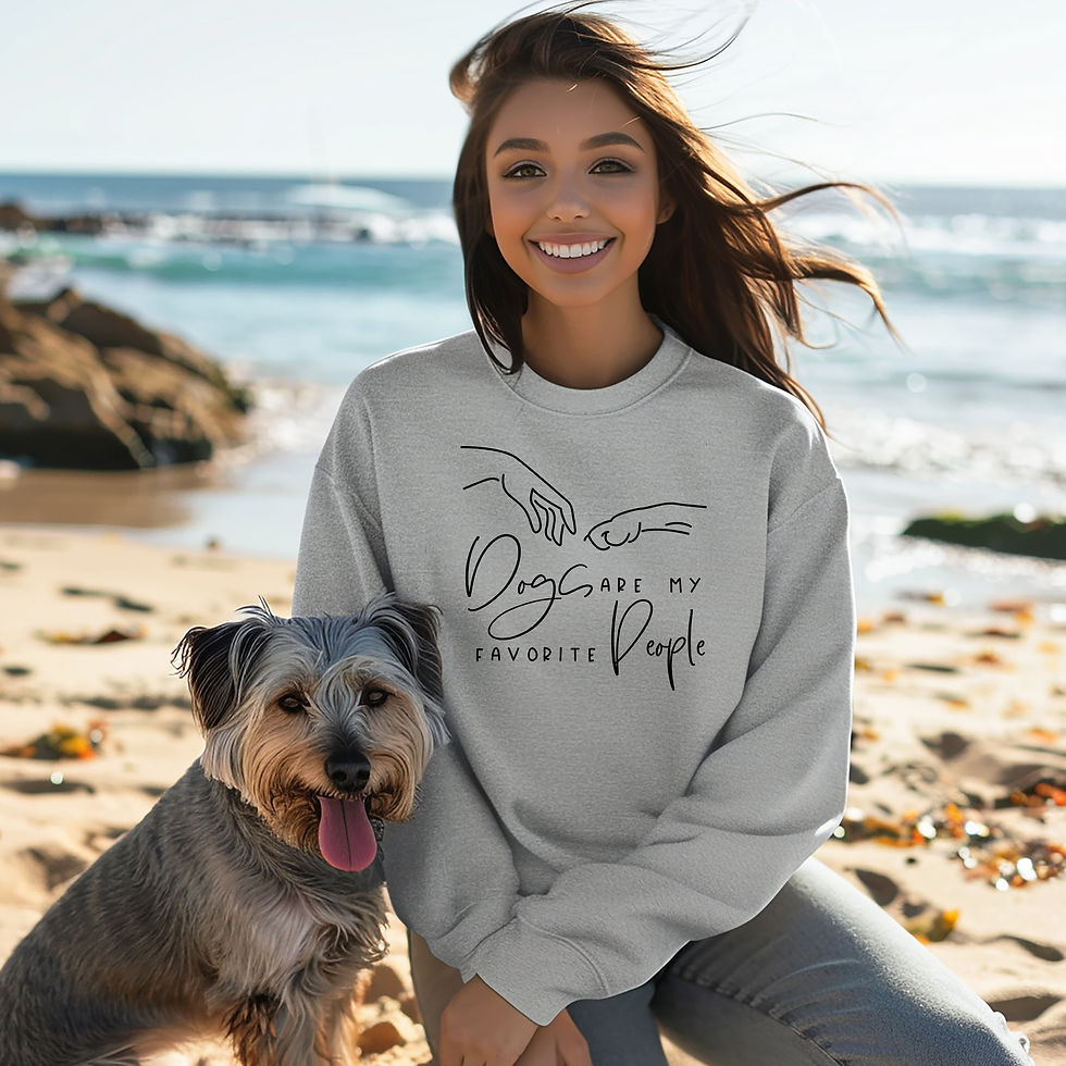 dogs are my favorite people dog lover sweatshirt