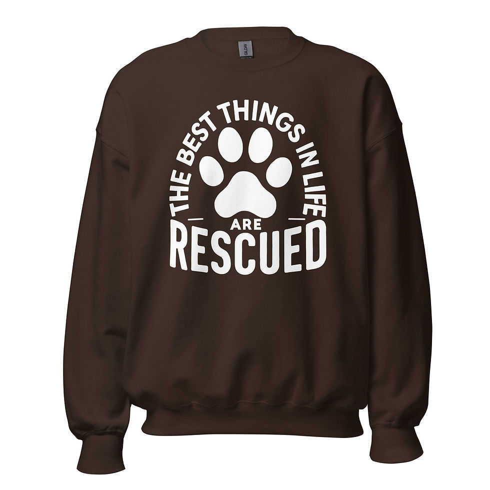 Thumbnail: Everyday dog rescue sweatshirt for dog lovers