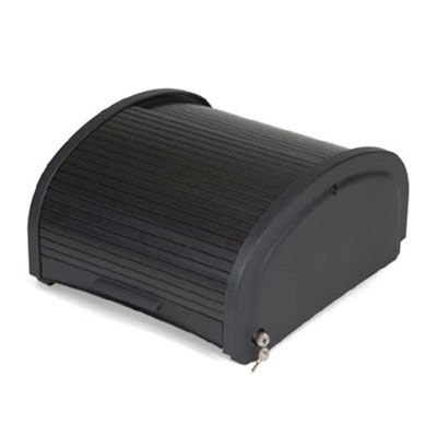 Rubbermaid FG9T8600BLA Locking Security Hood For High Capacity Cleaning Carts