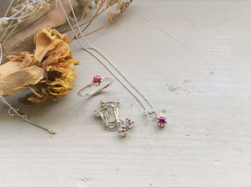 Semi Order -Milk Clown Jewelry-Pink tourmaline,Aquamarine
