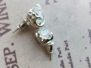 Made to order ハーキマーダイヤモンドピアス/53