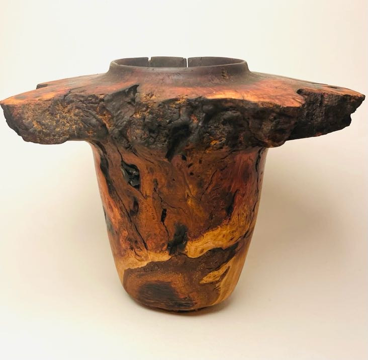 Thumbnail: Cherry Burl with Crushed Obsidian