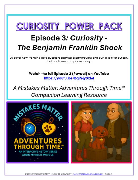 Curiosity Power Pack – Inspired by Episode 3: The Benjamin Franklin Shock