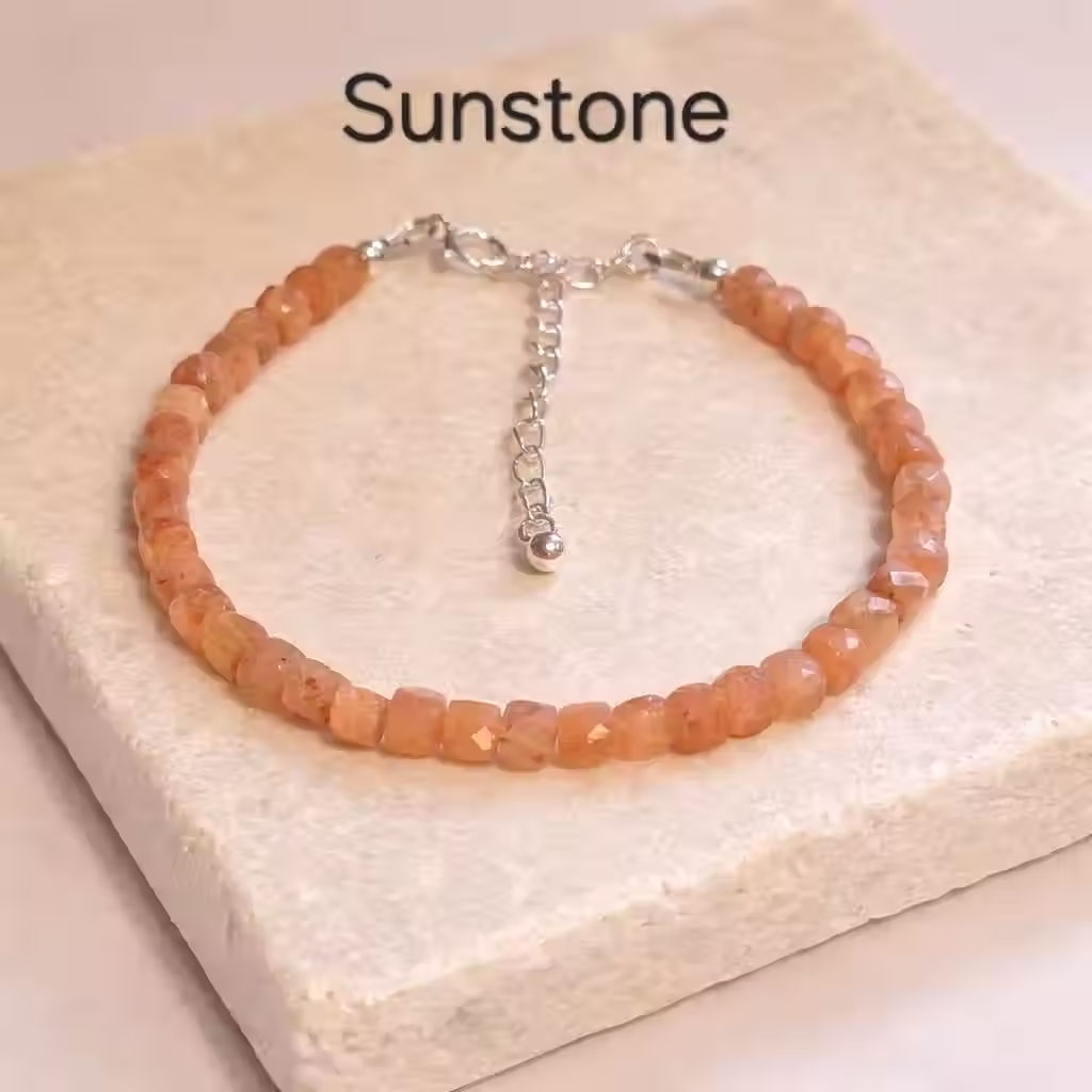 Sunstone Gemstone Bracelet
