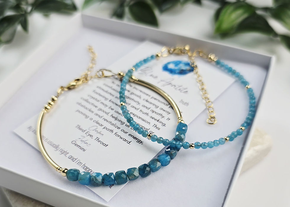 Thumbnail: Apatite Crystal Bracelet