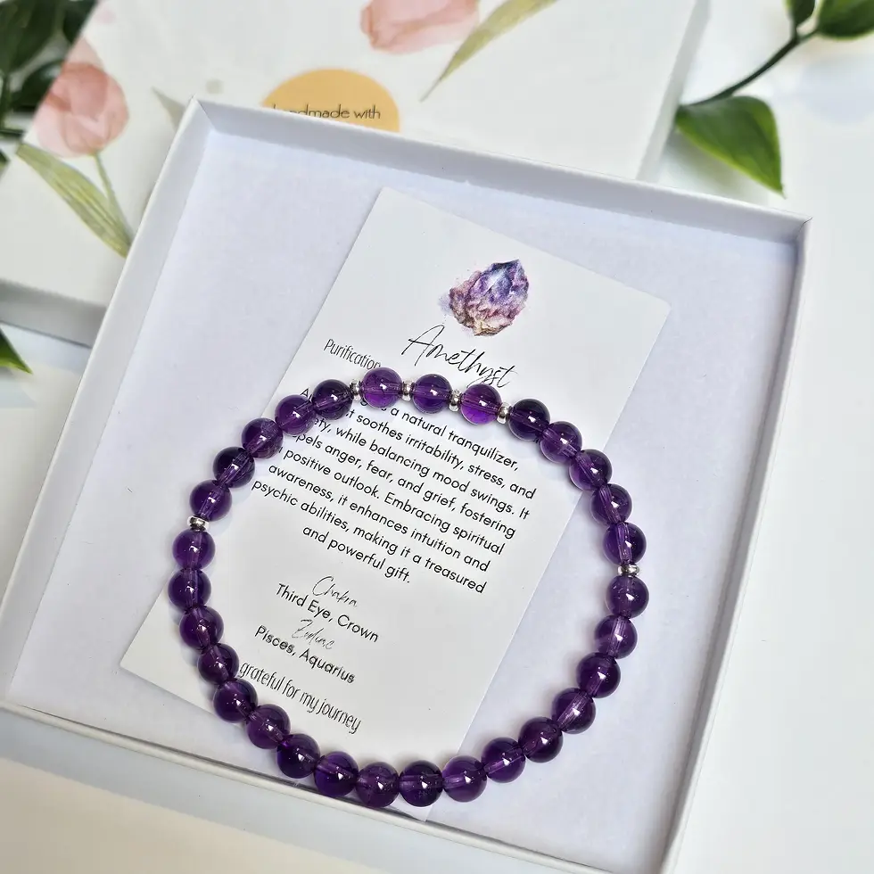 Thumbnail: Amethyst Stretch Bracelet