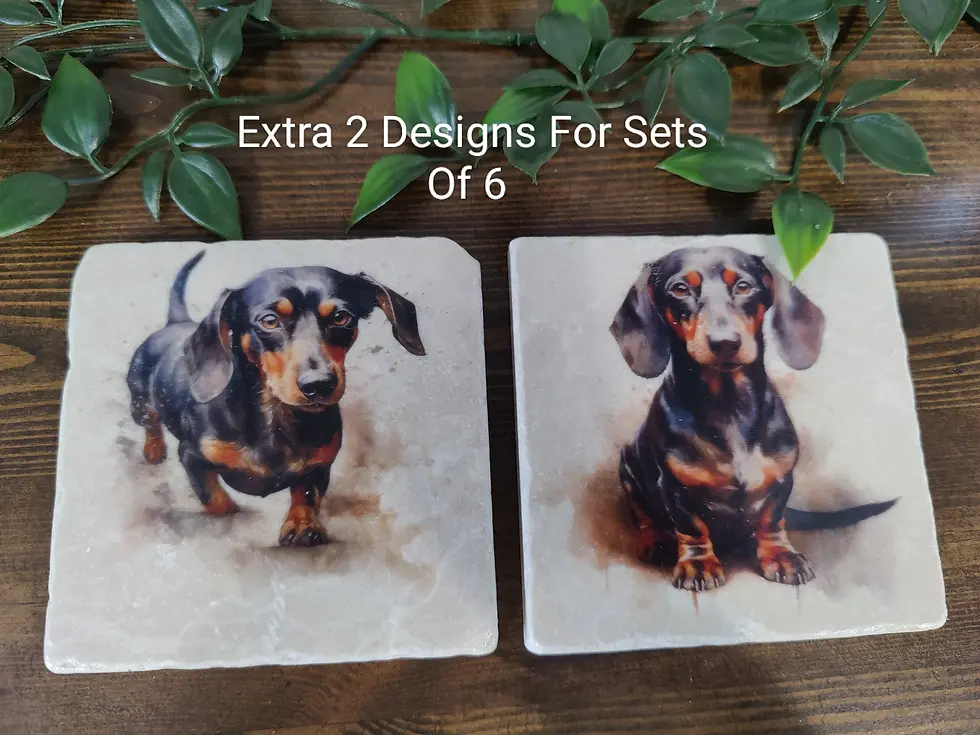 Thumbnail: Dachshund Dog Coasters