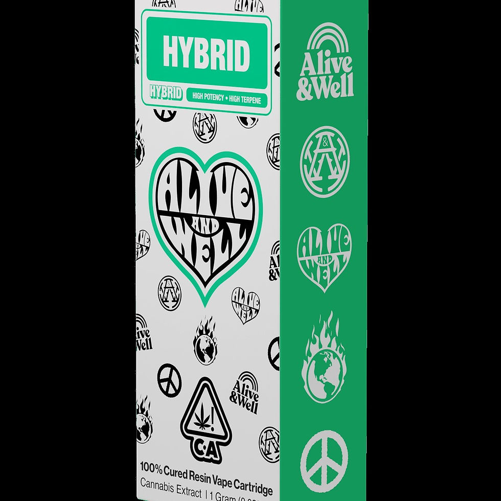 Alive and Well Cartridge Cured Resin Dosilato (H) 1g (74.03%THC)