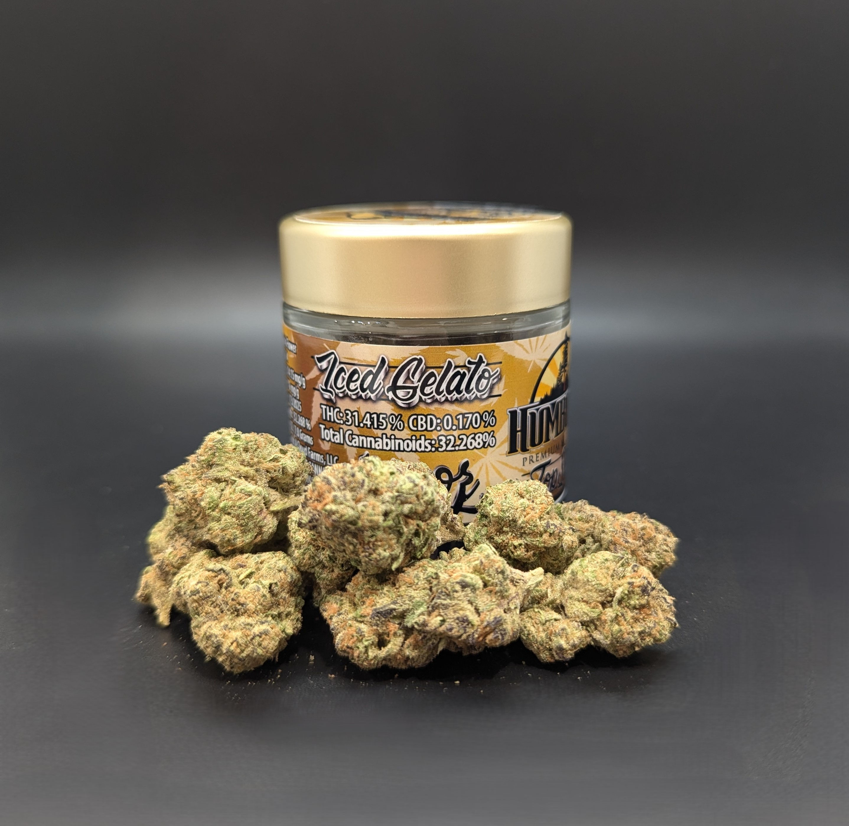 Humboldt Premium Cannabis Indoor 1/4 Iced Gelato (31.42% THC) 7g