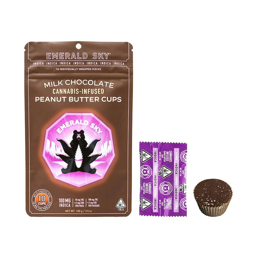 Emerald Sky Peanut Butter Cups 10-Pack (I) 100mgTHC