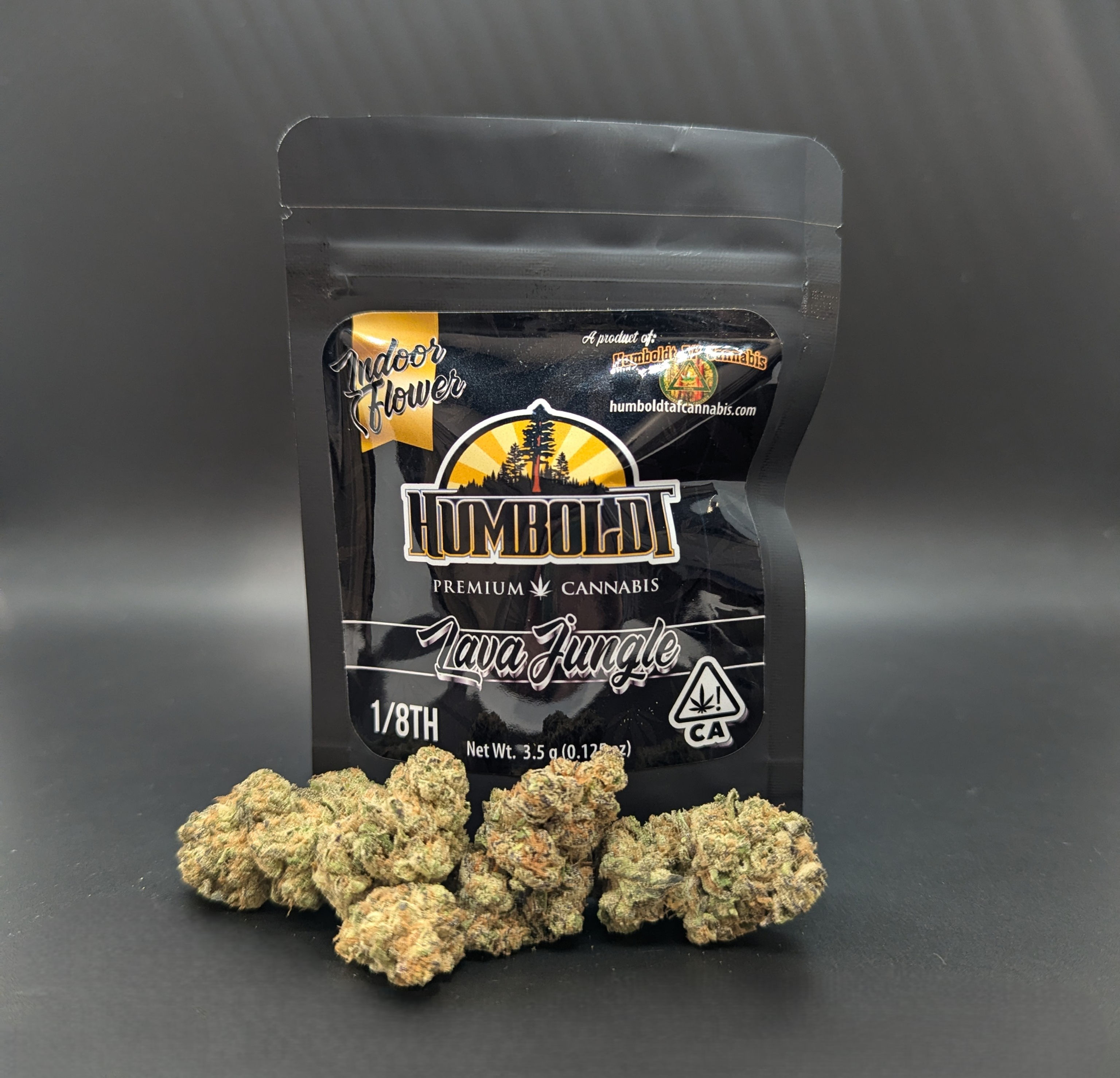 Humboldt Premium Cannabis Indoor 1/8 Lava Jungle (31.36% THC) 3.5g