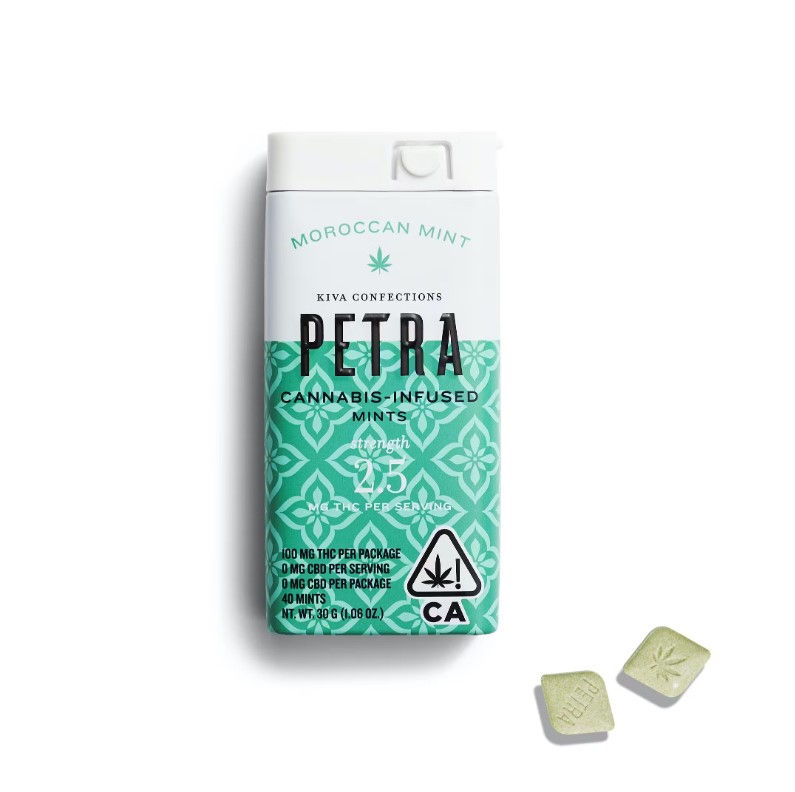 Kiva Petra Mints Moroccan Mint 100mgTHC
