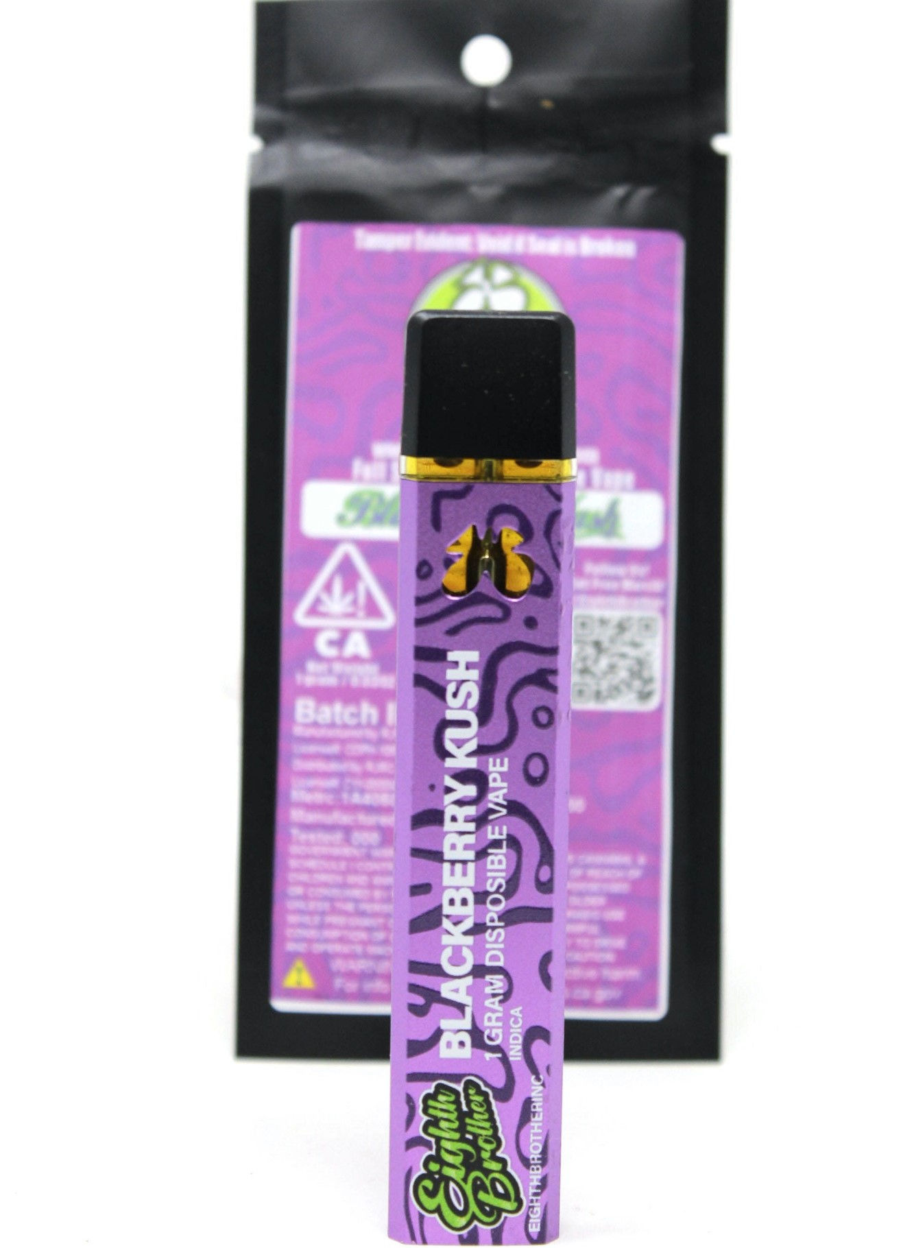 Eighth Brother AIO Cartridge Blackberry Kush (I) 1g (84.80%THC)