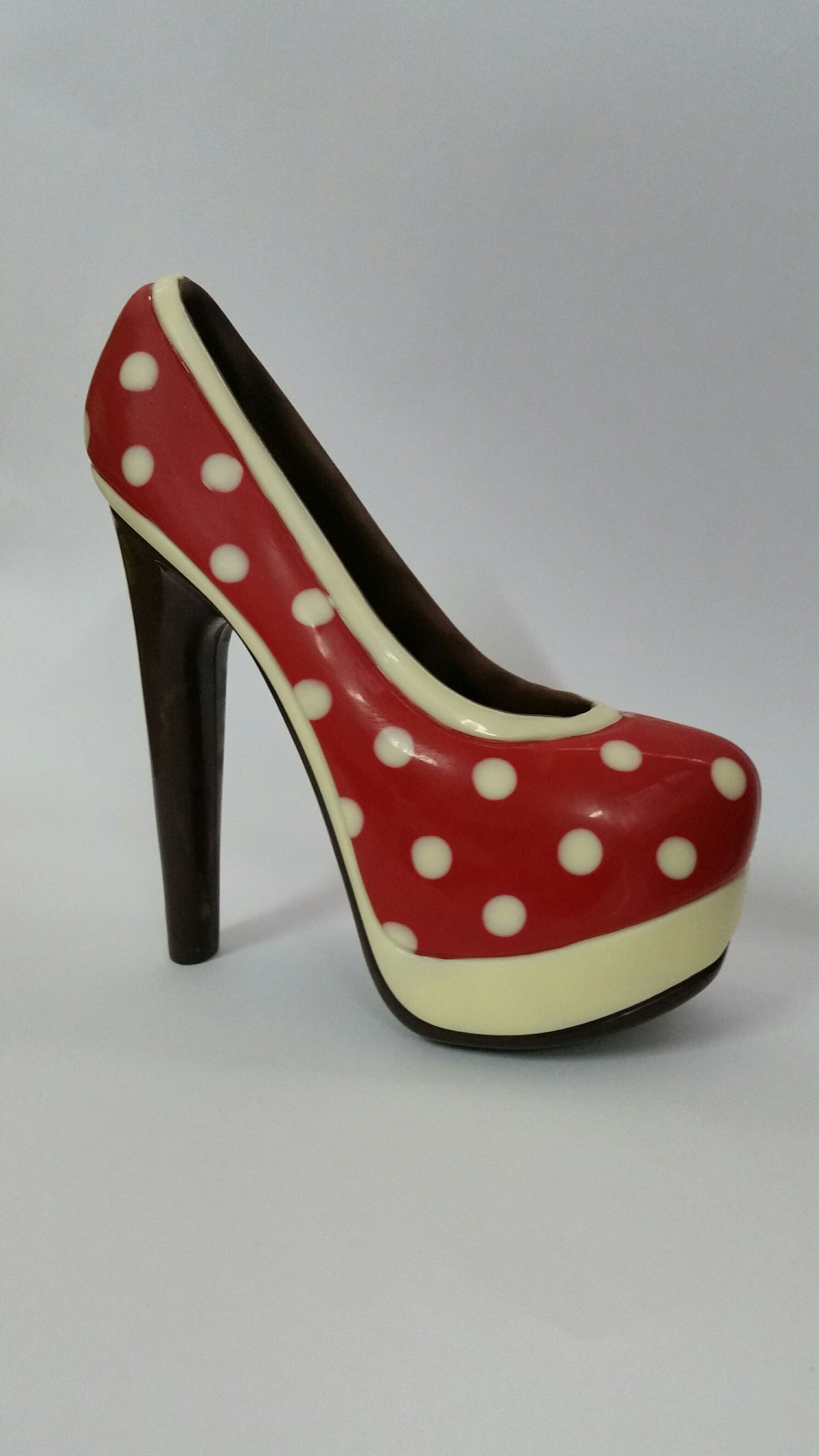 Red-and-White Spotted Shoe