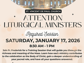 Liturgical Ministers Training