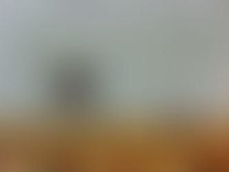 monochrome man standing in yellow graas staring at rusted water tower, and seagulls flying